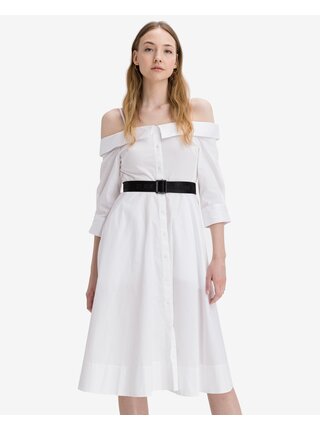 Biele dámske šaty Karl Lagerfeld