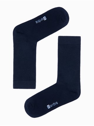 Pánské ponožky U153 - námořnická modrá balení tří kusů