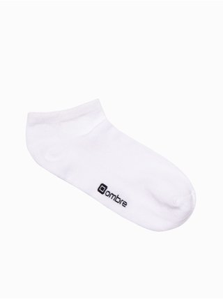 Bílé pánské ponožky -3pack Ombre Clothing U154