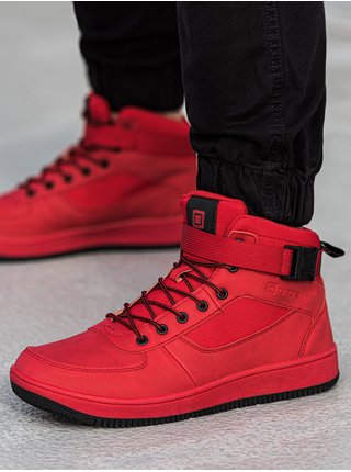 Pánské sneakers boty T317 - červené