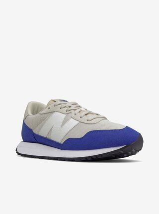 Modro-šedé pánské boty v semišové úpravě New Balance 237