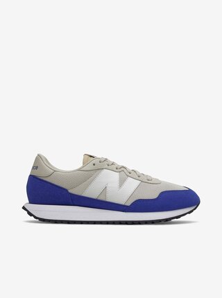 Modro-šedé pánské boty v semišové úpravě New Balance 237