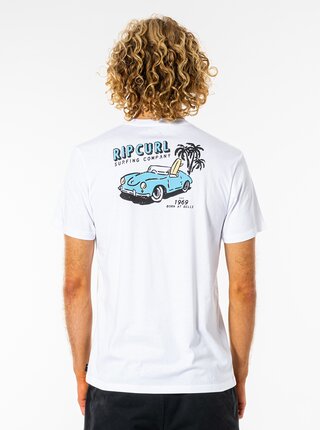 Bílé pánské tričko s potiskem Rip Curl