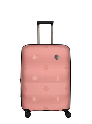 Cestovní kufr Travelite Smarty 4w M - růžová