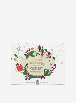 Bílá vánoční čajová kolekce English Tea Shop