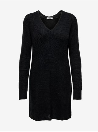 Čierne svetrové šaty Jacqueline de Yong Wendy