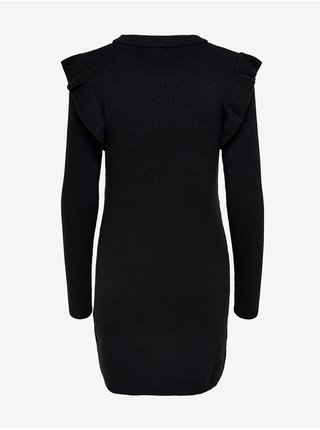 Čierne svetrové šaty Jacqueline de Yong Willa
