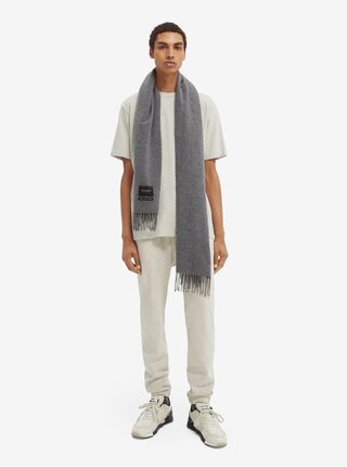 Šatky, šály Scotch & Soda - sivá
