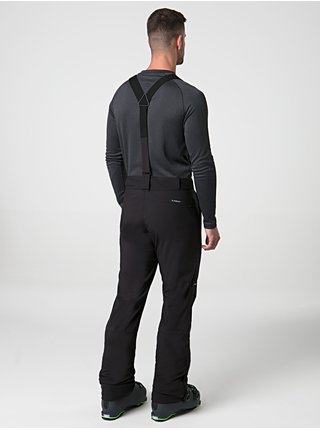Černé pánské zimní softshellové kalhoty LOAP Lekan