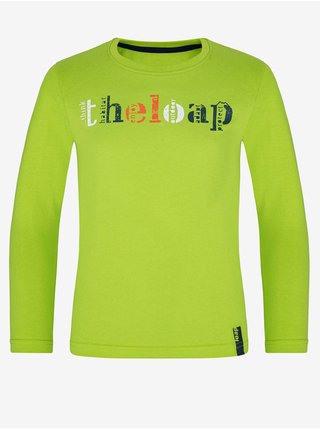 Světle zelené klučičí tričko s potiskem LOAP Bicer
