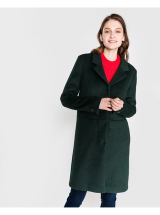 Kabáty pre ženy SELECTED - zelená