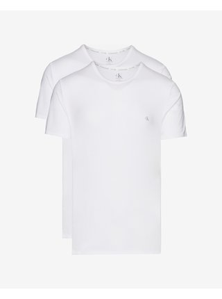 Tričká pod košele pre mužov Calvin Klein - biela