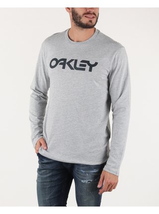 Světle šedé pánské funkční triko Oakley Mark