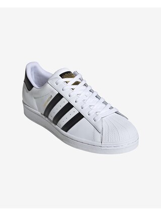 Bílé kožené tenisky adidas Originals Superstar