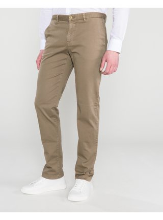 Voľnočasové nohavice pre mužov Trussardi Jeans - hnedá