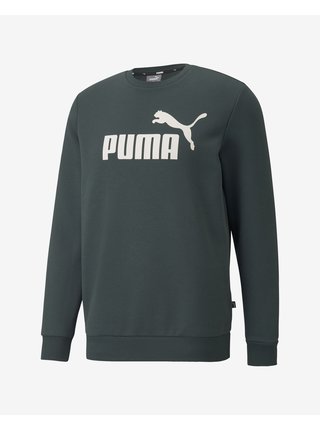 Tmavě zelená pánská mikina Puma