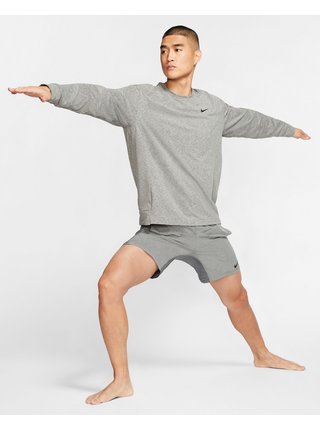 Nohavice a kraťasy pre mužov Nike - sivá