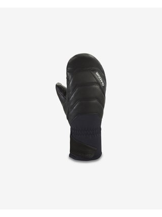 Čierne dámske kožené rukavice - palčáky Dakine Galaxy