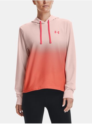 Mikina Under Armour Rival Terry Gradient Hoodie-PNK