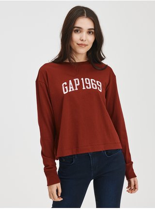 Červené dámské tričko s logem GAP 1969