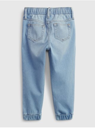 Modré holčičí džíny jogger knit GAP