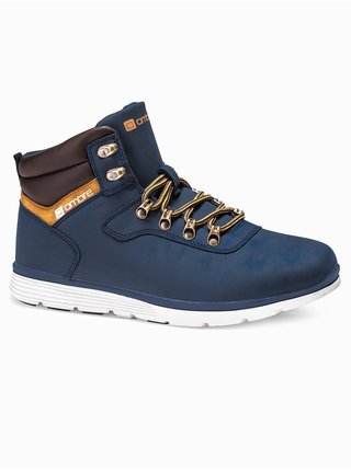 Pánské zimní boty pohorky T312 - námořnická modrá