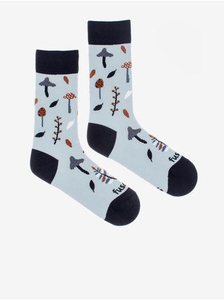 Modré dámské ponožky s motivem Fusakle Lesozběr