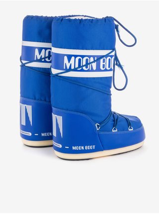 Modré dámske snehule Moon Boot Icon Nylon Moon Boot