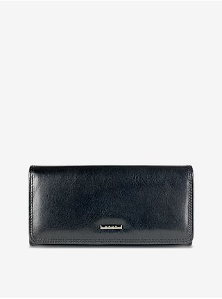 Černá dámská kožená peněženka KARA