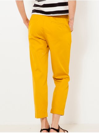 Žluté zkrácené kalhoty CAMAIEU