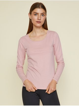 Světle růžové dámské basic tričko ZOOT Baseline Mira