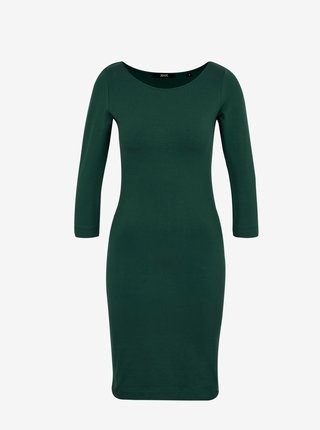 Zelené dámské pouzdrové basic šaty ZOOT Baseline Polli 