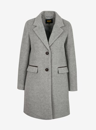 Světle šedý dámský kabát ZOOT Baseline Rayna