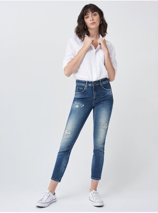 Modré dámské skinny fit džíny Salsa Jeans Secret Glamour