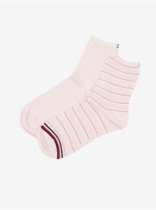 Ponožky pre ženy Tommy Hilfiger - ružová