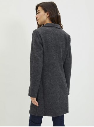 Kabáty pre ženy Trendyol - tmavosivá