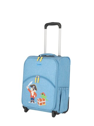 Modrý dětský kufr Travelite Youngster 2w Pirate 