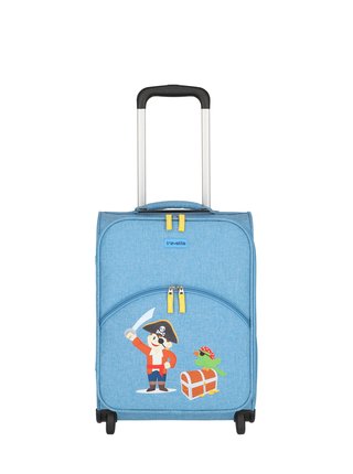 Modrý dětský kufr Travelite Youngster 2w Pirate 