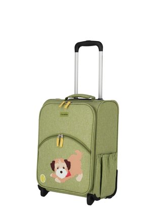 Dětský kufr Travelite Youngster 2w Dog - zelená