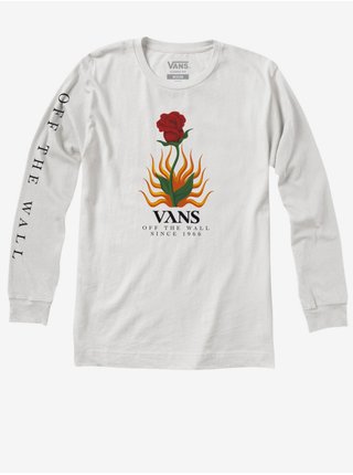 Bílé pánské tričko s potiskem VANS Flores