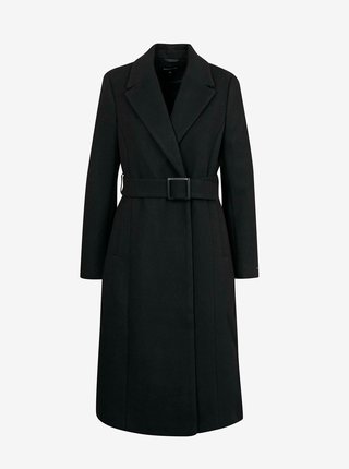 Čierny dámsky dlhý zimný kabát ZOOT.lab Malina