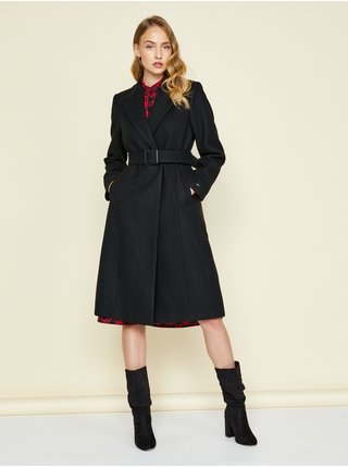 Černý dámský dlouhý zimní kabát ZOOT.lab Malina