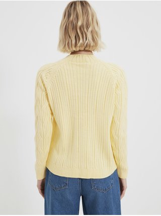 Žlutý dámský svetr Trendyol