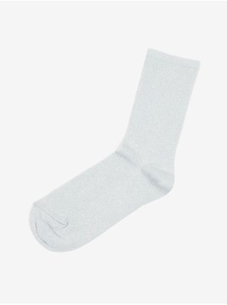 Dámske ponožky v striebornej farbe Tommy Hilfiger