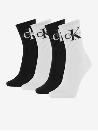 Ponožky pre ženy Calvin Klein - čierna, biela