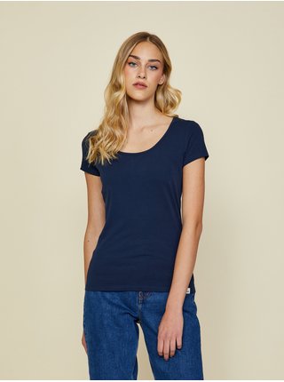 Tmavě modré dámské basic tričko ZOOT Baseline Nora 2