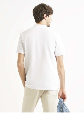 Bílé pánské polo tričko Celio