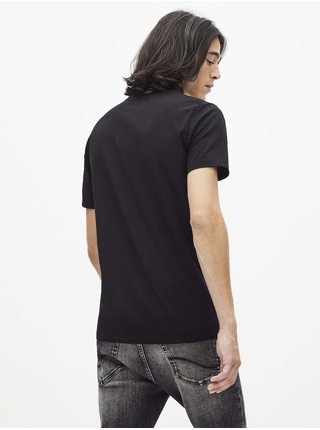 Čierne pánske basic tričko Celio Neunir