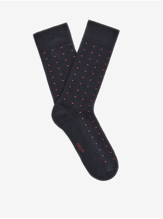 Černé puntíkované ponožky Celio Vipere 