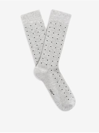 Světle šedé puntíkované ponožky Celio Vipere 